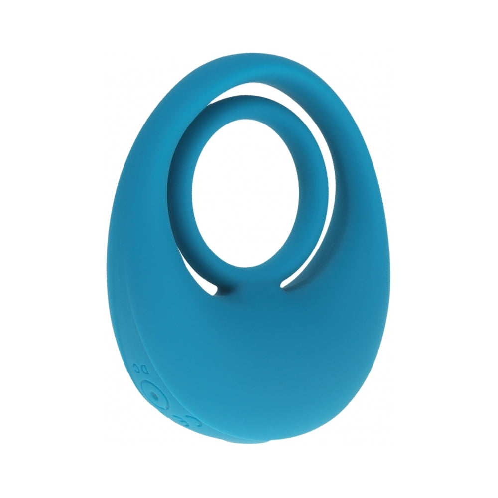 LEVELZ Vibrating Cock and Ball Ring - Teal